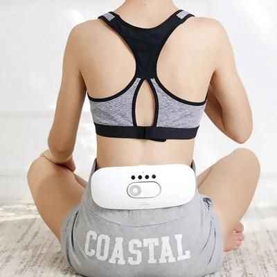 Electric Heating Back Lady Uterus Menstrual Stomachache Pain 6 Modes Hot Compress Waist Massager