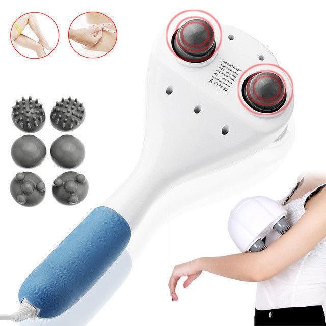 Gogo Percussion Dual Head Powerful Handheld Massager Infrared Vibration Massage Hammer