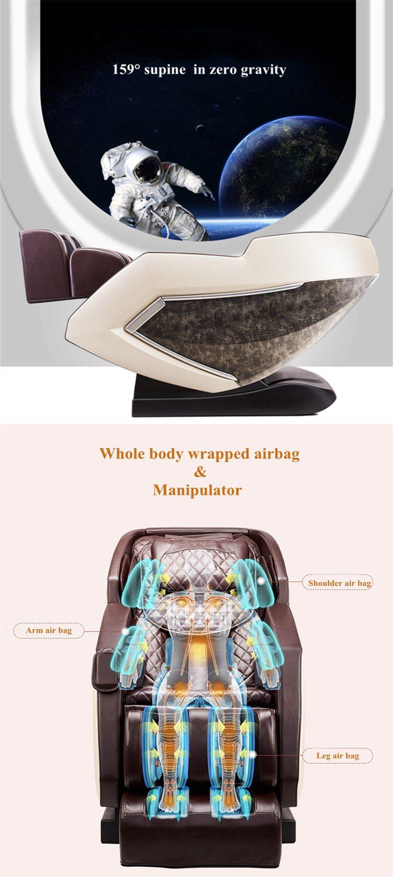 Blood Circulation Vibrating Heating Electric Full Body Massage Chair