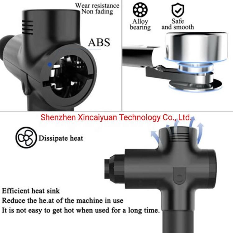 Massage Gun LCD Screen Cordless Dropshipping Best Cordless Handle Sports Electric Booster Impulse Percussion Deep Tissue