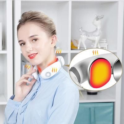 Hezheng Smart Electric Neck and Shoulder Massager Pain Relief Tool Health Care Relaxation Cervical Vertebra Physiotherapy