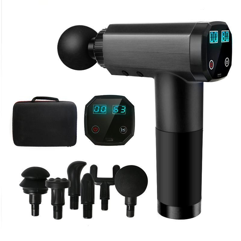 OEM Sports Portable Electric Fascia Gun Impulse Percussion Deep Tissue Vibration Body Muscle Mini Massage Gun Massager