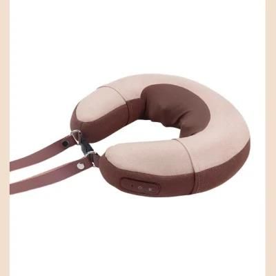 Airplane Sleeping Round-Shaped Air Bag Type Portable Neck Massager Shiatu Massage Travel Pillow