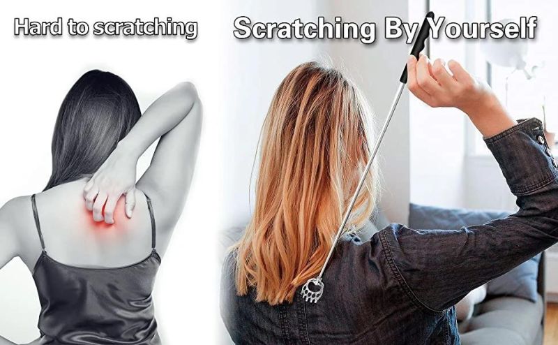 Portable Bear Claw Telescoping Metal Extendable Back Itching Back Scratcher