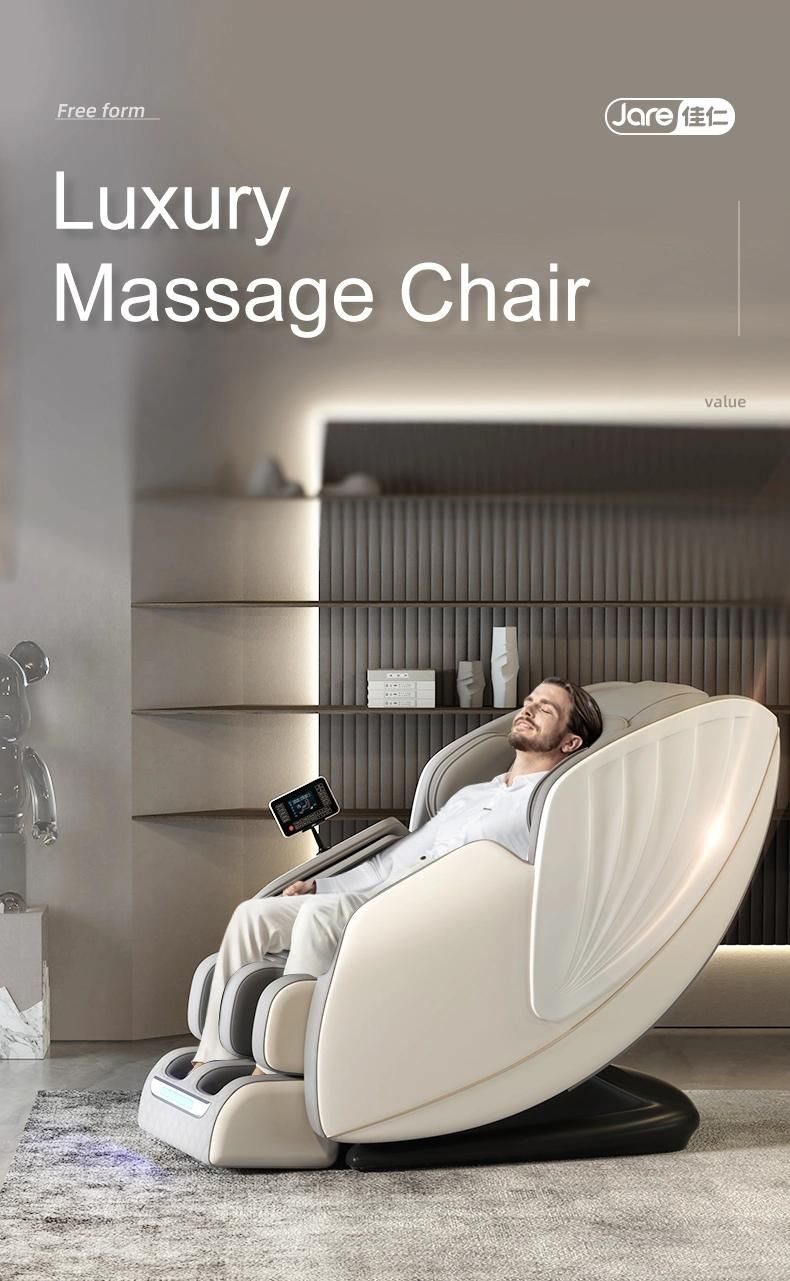 2022 New Design Jr-8900 Full Body 4D SL Track Remote Control Zero Gravity Shiatsu Hip Office Recliner Massage Chair