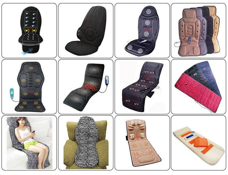 Electric Vibration Heated Massage Cushion Thermal Massage Mattress with Seat Belt