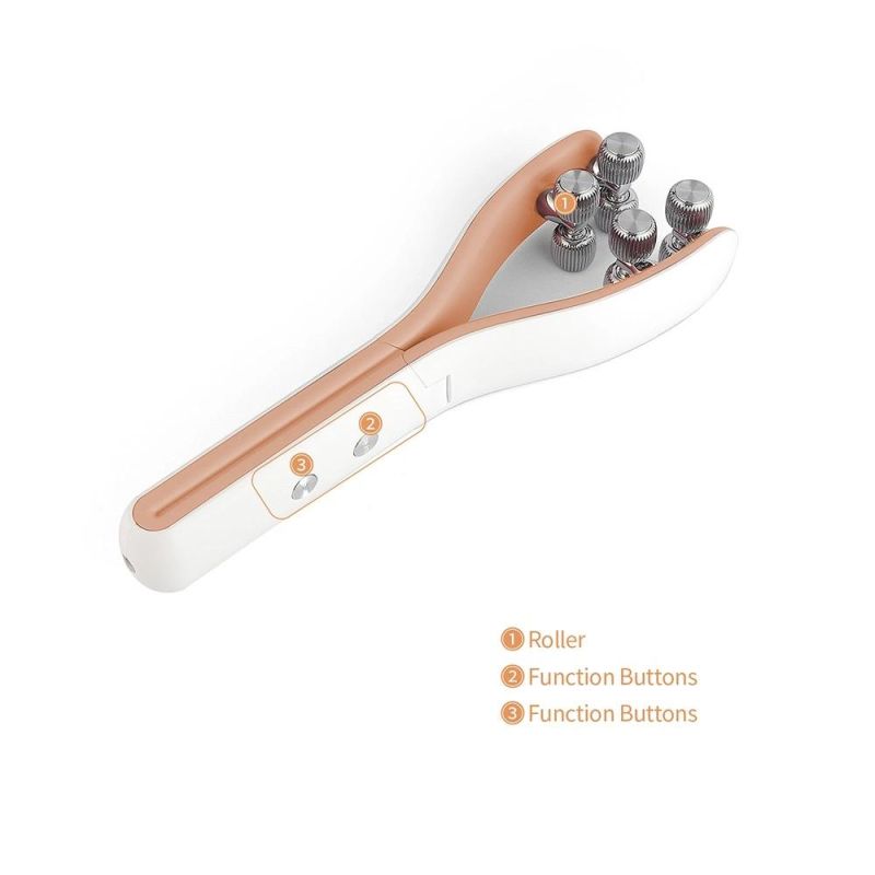 EMS Roller Massager Thin Face Arm Leg Roller Massage Double Chin Remover Fade Wrinkles Y Shape Full Body Skin Lifting Machine