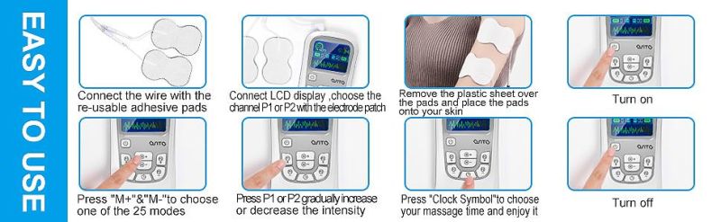 Medical Muscle Stimulator Body Massager Physiotherapy