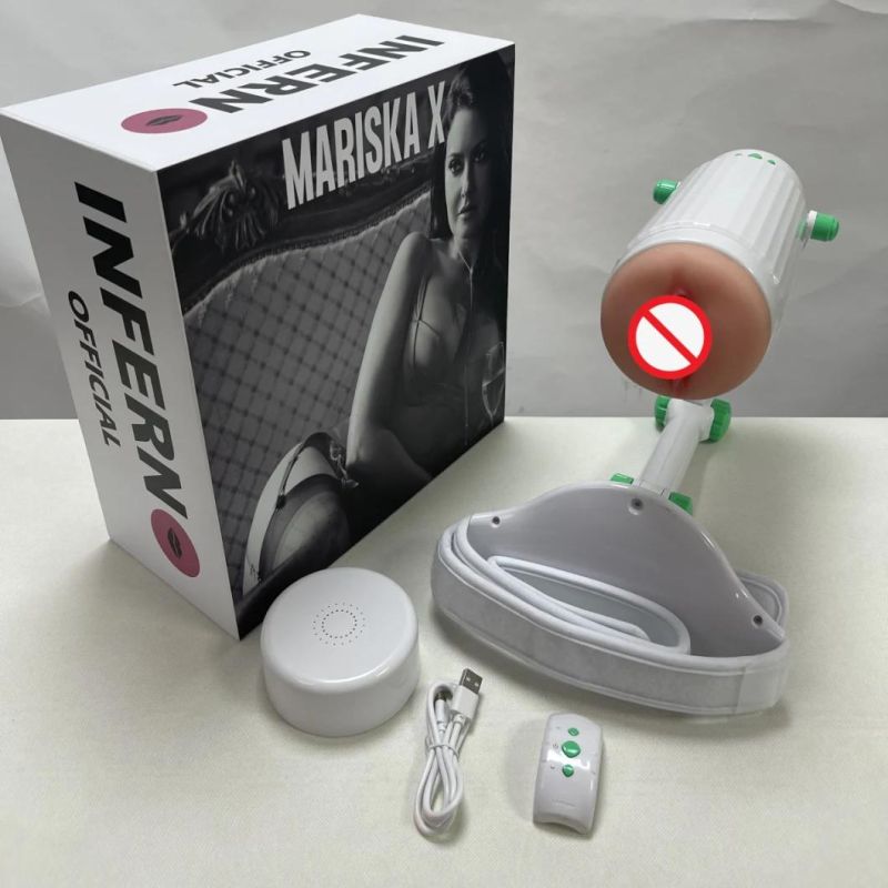 Free Shipping Mariska Male Masturbator Cup Machine Realistic Vagina Pocket Pussy Man Masturbation Glans Airplane Cup Adult Sucking Sex Toy for Men Masturbation