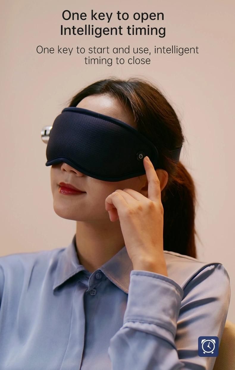 Eye Mask Hot Mask Vibration Massage Eye Mask Cold and Hot Ice Mask Heat Eye Mask 3D Sleep Shade Smart Steam Eye Mask
