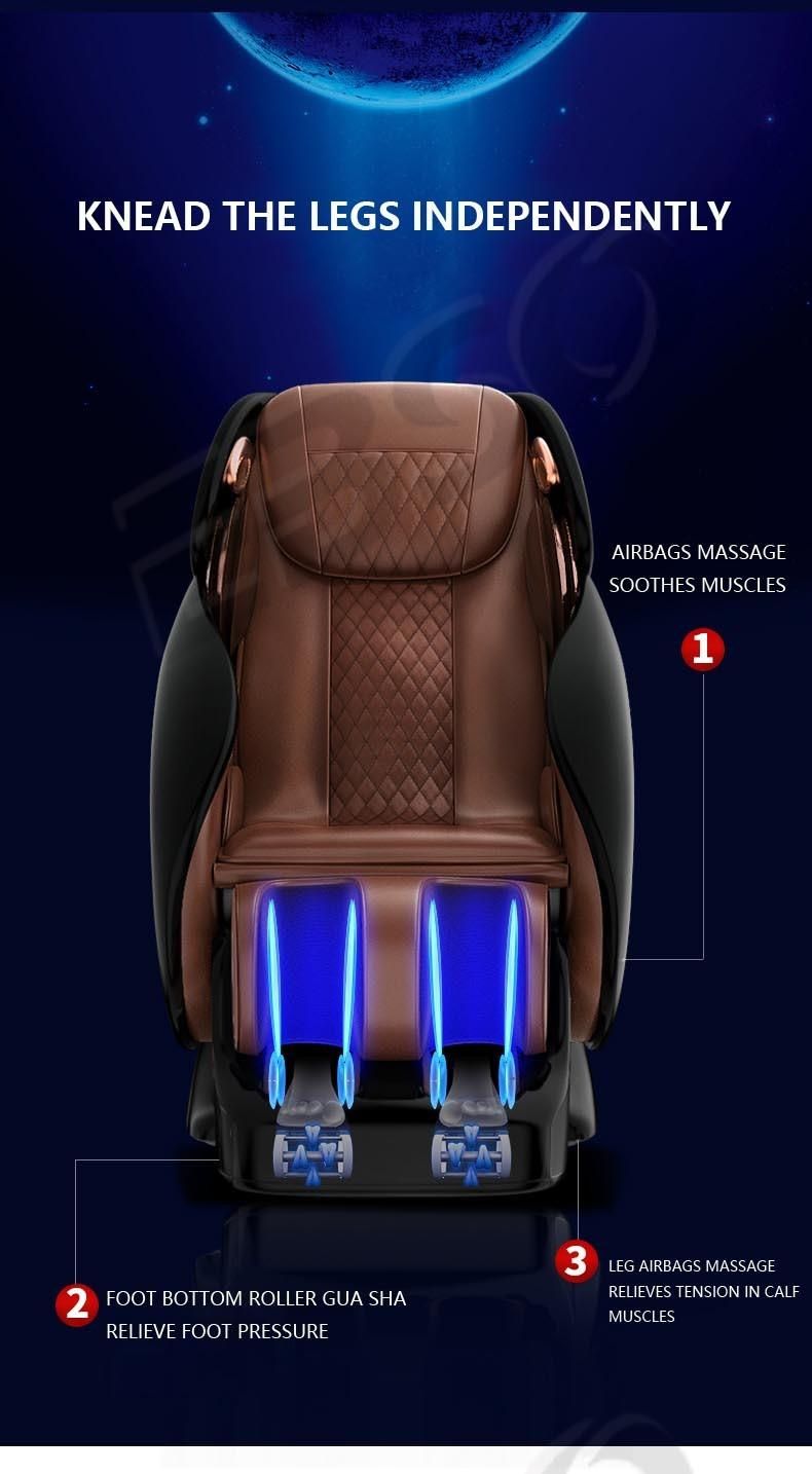 China OEM Wholesale Luxury Electric Full Body Shiatsu Chair Massage Thai Stretch Masaje Zero Gravity SL 3D Massage Chair