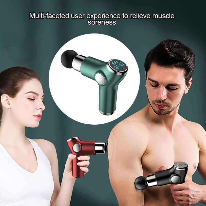 Portable Facial Gun 32 Speeds Massage Gun Deep Tissue Percussion Muscle Massage Gun for Pain Relief Back Body Relaxation