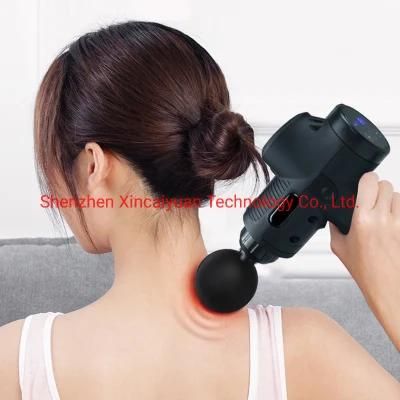 Wholesale Full Body Massage Gun Sports Vibration Deep Tissue Percussion Muscle Booster Fascia Massager 30 Speeds LCD Screen