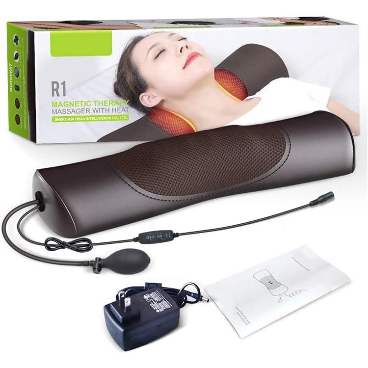 Hot Sale Electric Cervical Vertebra Magnet Therapy Massager Multi-Function Massage Pillow