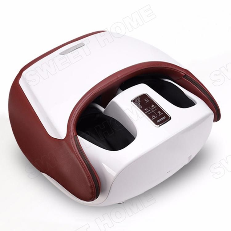 Pain Relief Electric Air Pressure Shiatsu Vibrating Leg Calf Foot Massager with Heat