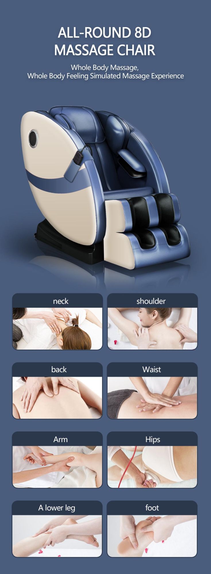 Multifunctional Full Body Best Commercial Massage Chair