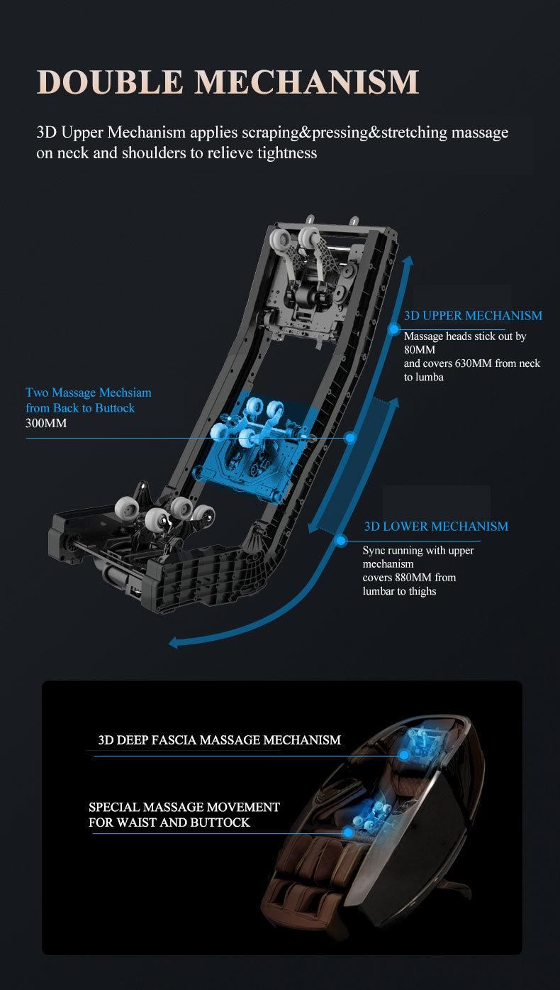 Innovative 3D Recliner Massage Machine Chair Full Body