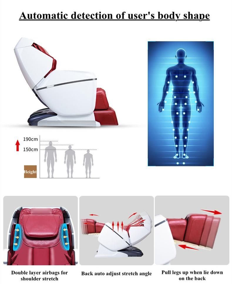 Home Multi-Functional Space Module Bluetooth Music Electric Body Massage Chair