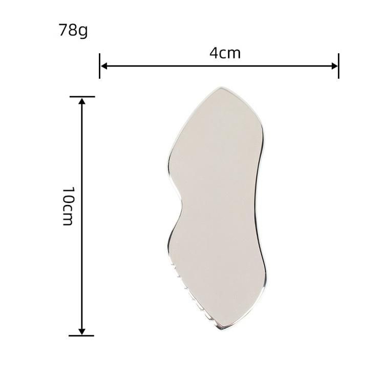 New Design High Quality Stainless Steel Gua Sha Board Custom Face Massager Scraper Gua Sha