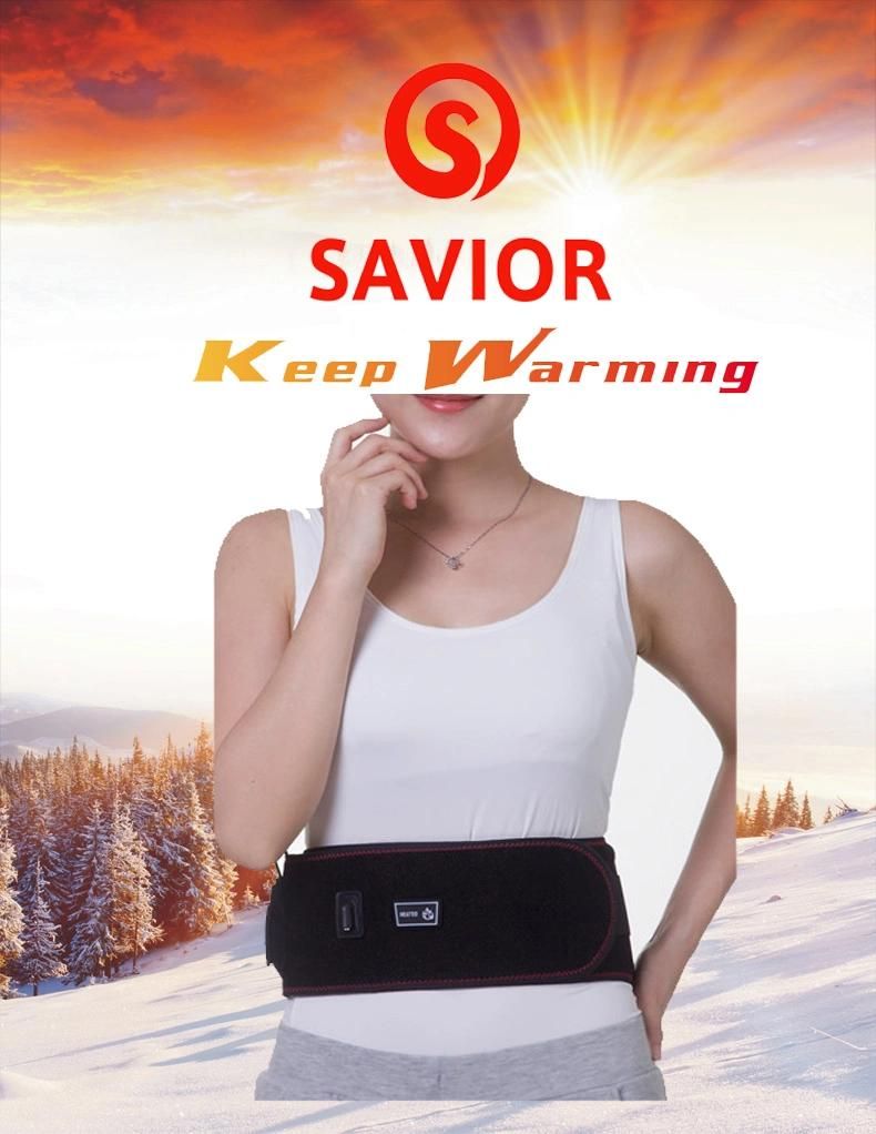 Wholesale High-Quality Waist Breathable Belt Battery heating Waist Support Cold Weather Warm Heating Waist Belt