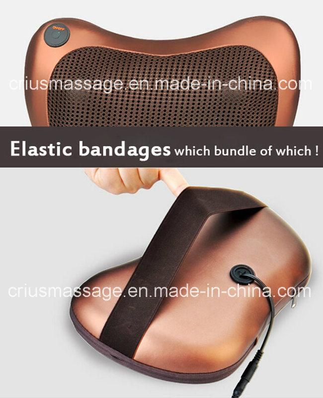 Full Body Head Back Neck Rolling Kneading Massage Pillow