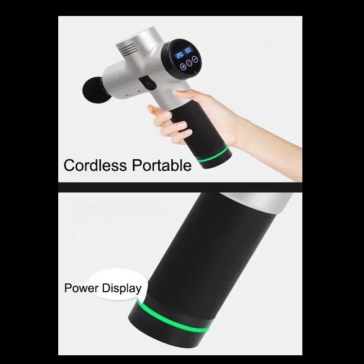 2022 Deep Vibration Muscle Relaxation USB Charge Whole Body Back Arm Gym Fitness Equipment Tool Mini Portable Massage Gun