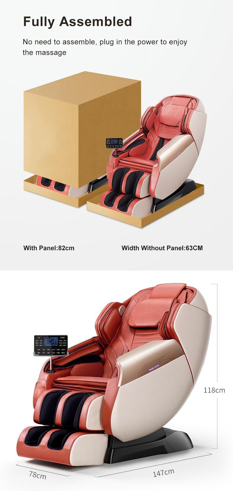 Best Selling Product Silla Masajes High Quality Full Body Cheap 4D Automatic Zero Gravity 3D massage Chair Electric Massage Chair