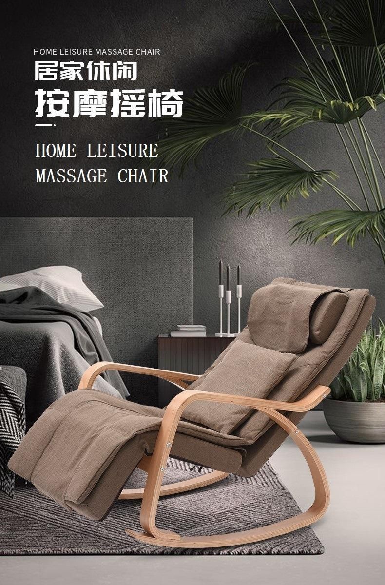 Sauron Q708 Shiatsu Tapping Percussion Rocking Wood Massage Chair for Home Furniture