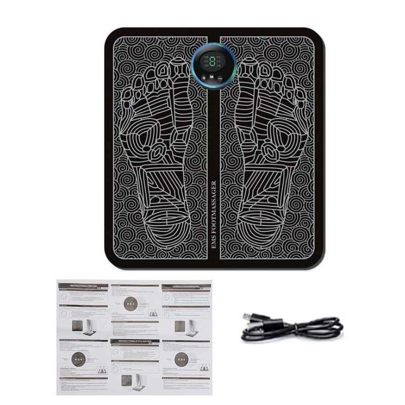 Hot Products Tens Massage Pad Feet Muscle Stimulator Massage Mat Electric Vibrating EMS Foot Massager