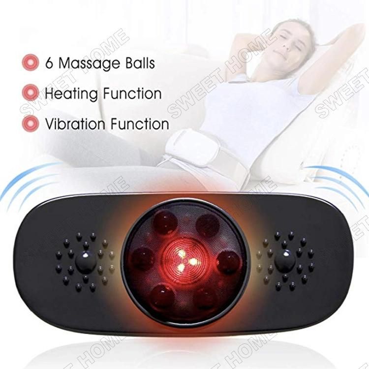 Electric Shiatsu Vibrating Heating Weight Loss Slimming Belt Massager Neck Shoulder Back Belly Full Body Fat Burning Kneading Massage Equipment