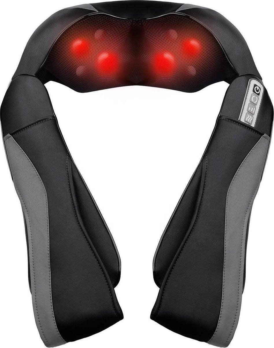 Back Massager with Heat Deep Kneading Electric Massage Pillow Shiatsu Neck Shoulder Massager