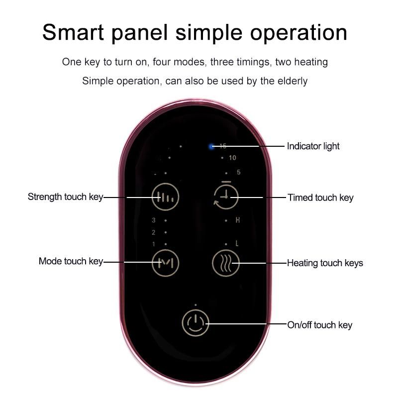 Cordless Electric Hand Massager with Compression Shiatsu Massage Machine with Heat