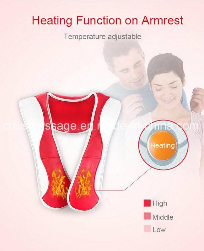 4D Technology Silicone Heating Tapping Neck and Shoulder Massager