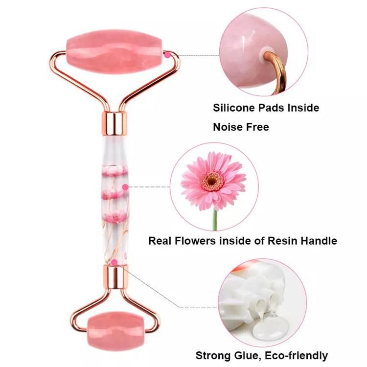 New Design Crystal Massage Face Roller Beauty Stone Face Roller