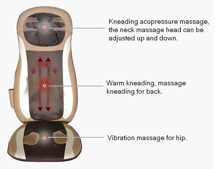 Chinese Home Leather Sofa Chair Heating Massage Furniture Massage Cushion