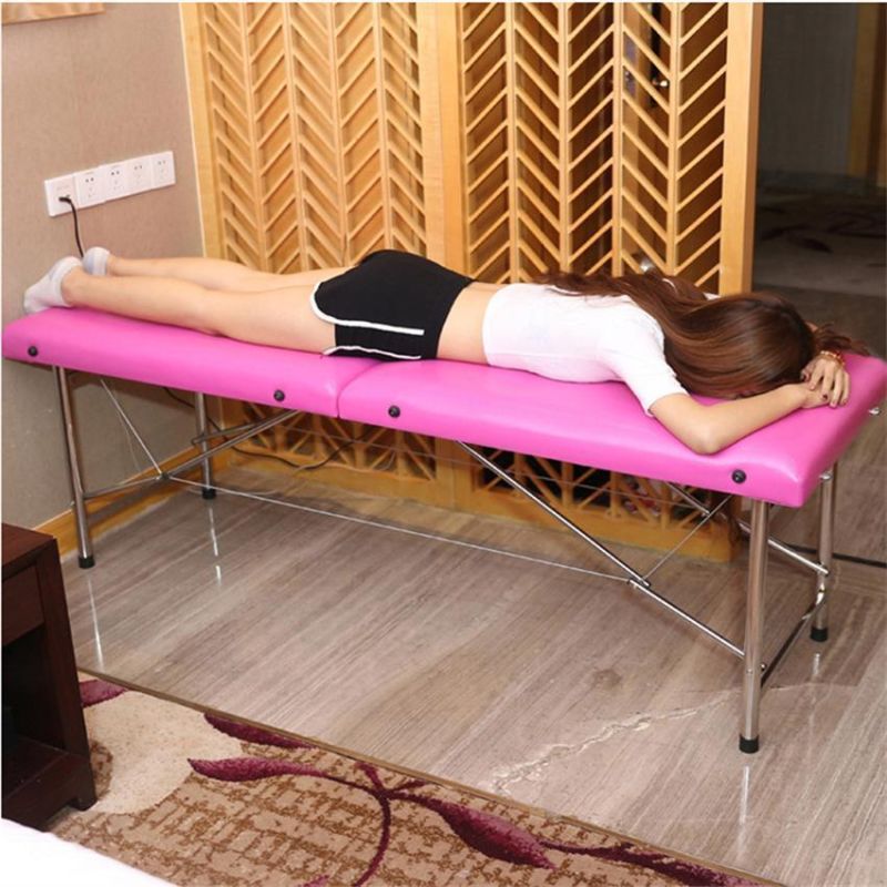 China Factory Soft Adjustable Height Facial SPA Bed Massage Table Massage Bed