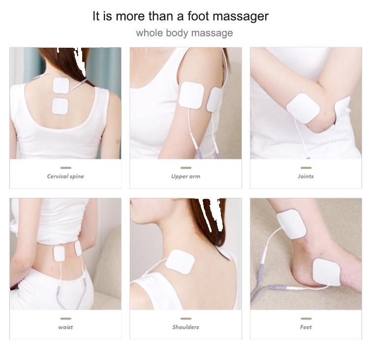 Wholesale Price Blood Circulation Leg Massage Machine EMS Heating Foot Sole Massager