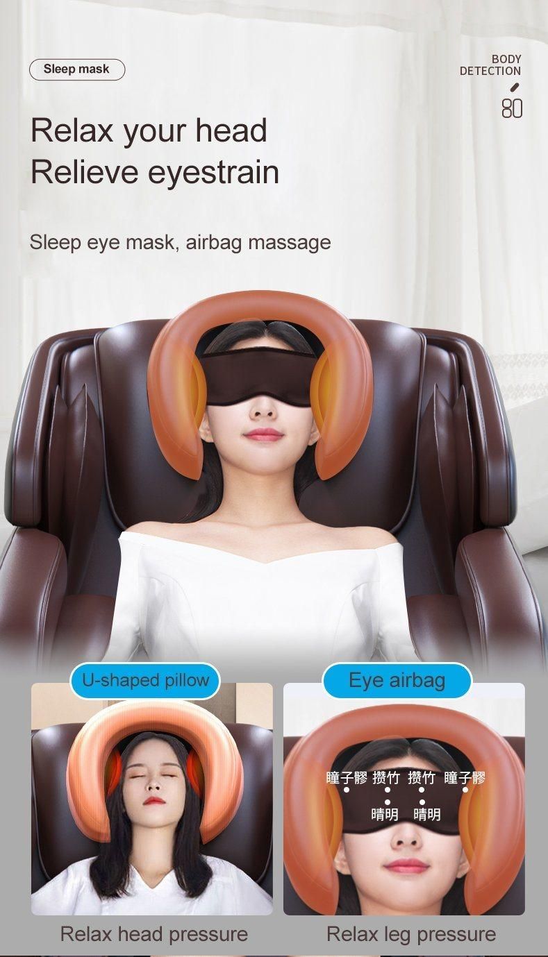 Ningde Crius C8007-15 Home Office 4D Zero Gravity Shiatsu Electric Cheap Luxury Design Body Massager Full Body Massage Chair