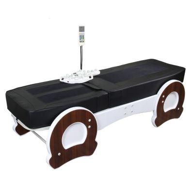 Electric Full Body Jade Thermal Massage Bed / Best Wooden Far Infrared Heated Massage Table