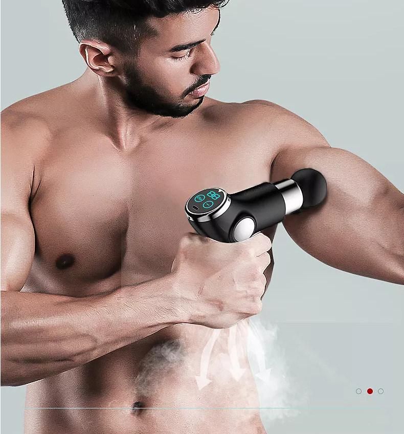 New Amazon Hot Sale Pistola De Masaje LCD 32 Speed/ 6 Speed Mini Massager Muscle Fascia Vibration Massage Gun