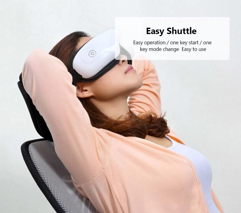 Customized Intelligent Portable Eye Massager with Heat Music Function