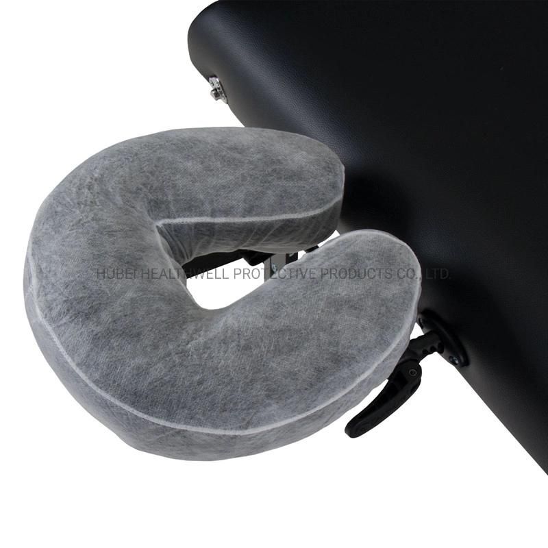 Non Woven PP 25g Massage Headrest Cover Disposable Face Rest Cradle Covers