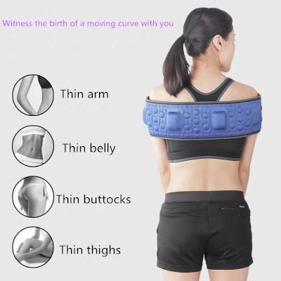 Rechargeable Vibration Fat Burning Massage Waist Trainer Trimmer Sauna Belt