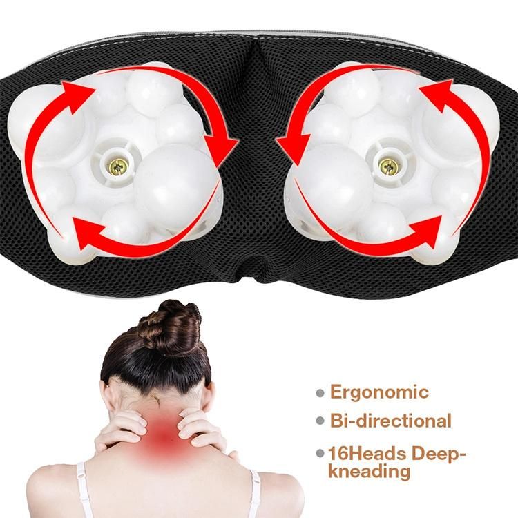 2021 New Electric Massage Cape Shawl Shoulder Massage for Car Home Use Neck Shoulder Massager with Heat