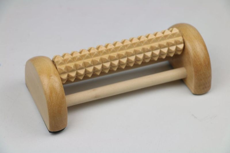 1 Rolling Wooden Wheels Foot and Body Rolling Massage