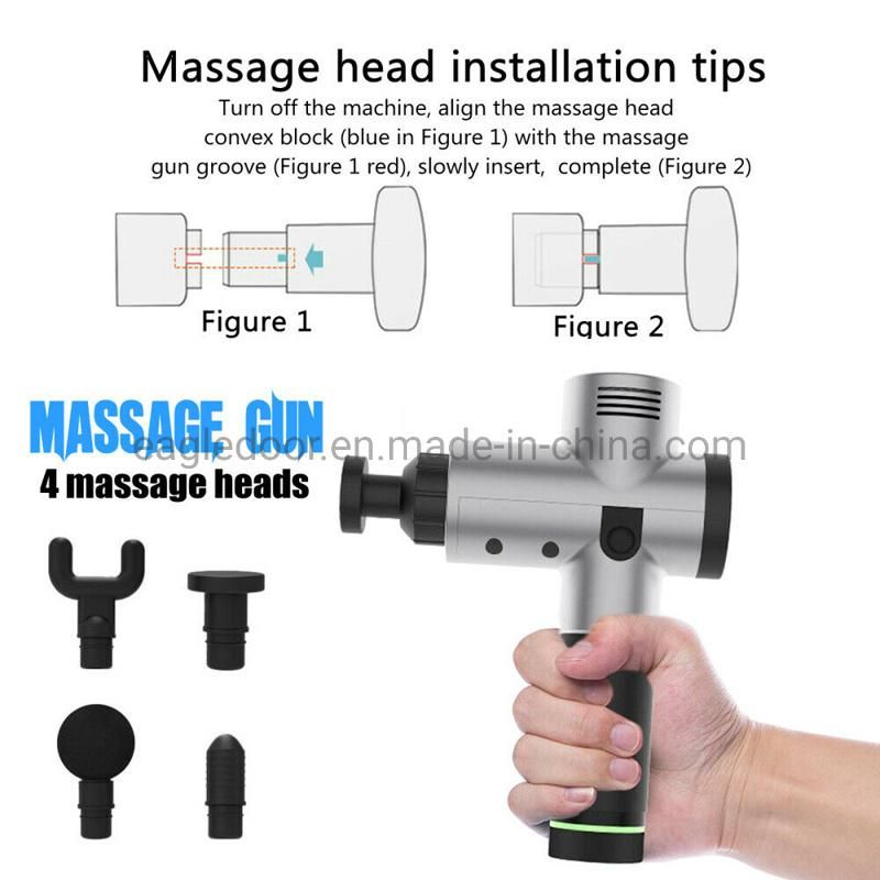 2020 New Hot Selling Muscle Deep Electric Massage Gun Factory Price Lithium Battery Fitness Equipment