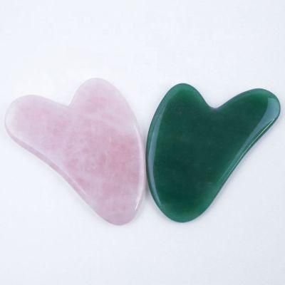 High Quality Jade Guasha Stone Board Custom Face Gua Sha Scraping Massage Tool