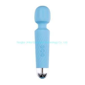 Valleymoon Blue Mini Wand Massager Waterproof Electronic Handheld Massager