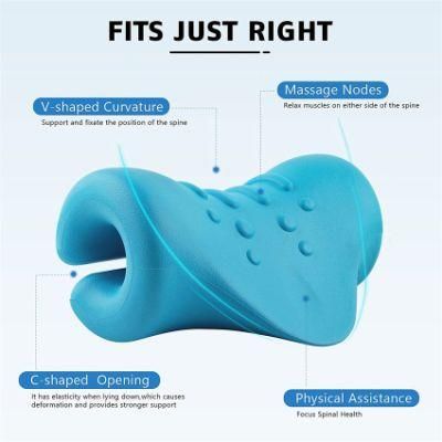 Neck Massage Instrument Pillow Shiatsu Pulse Body for Relieve Cervical Pain