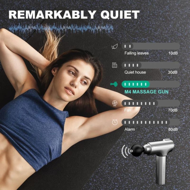 Hand Held Deep Muscle Massager Vibration Massage Gun 6 Speeds